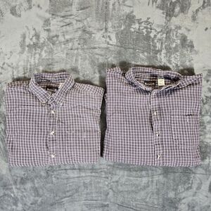 Bulwark FR Protective Apparel Flame Resistant Checkered Plaid Button Down Shirts